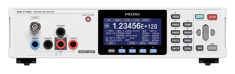 Hioki SM7120 được trang bị màn hình hiển thị 2000V