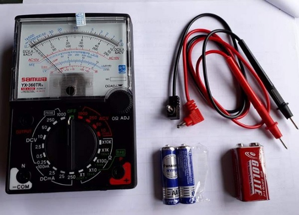 Chọn pin cho đồng hồ đo điện vạn năng đúng cách