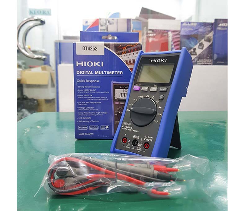 Hioki DT4252 đáp ứng tiêu chuẩn an toàn kỹ thuật điện
