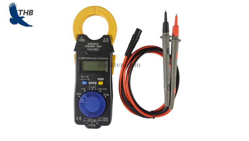 Ampe kìm Hioki 3288-20 hỗ trợ đo dòng điện lên tới 1000A