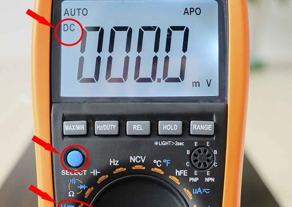 Các kí hiệu của đồng hồ vạn năng điện tử ở màn hình