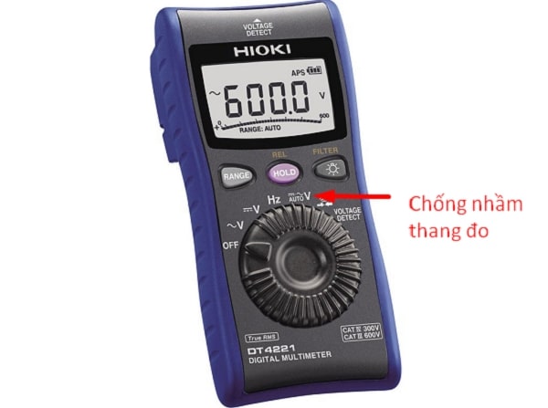 Đồng hồ vạn năng có chức năng chống đo nhầm điện áp