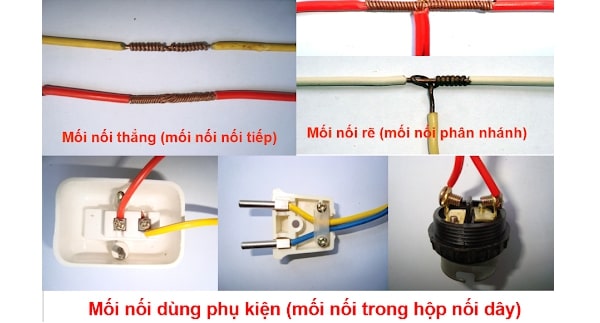 Các loại mối nối dây dẫn điện