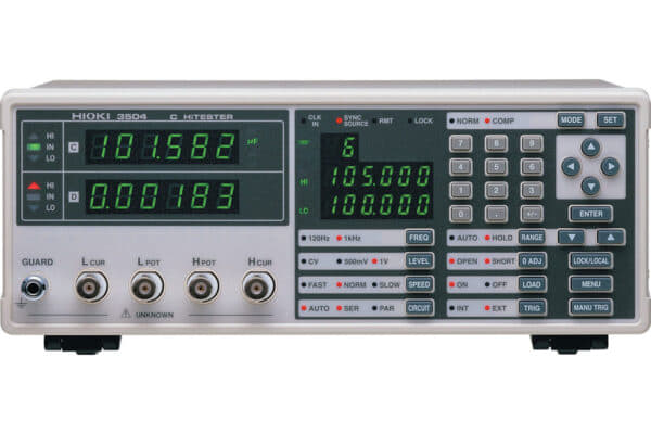 Máy đo LCR Hioki 3504-40 thực hiện phép đo đơn giản, nhanh chóng