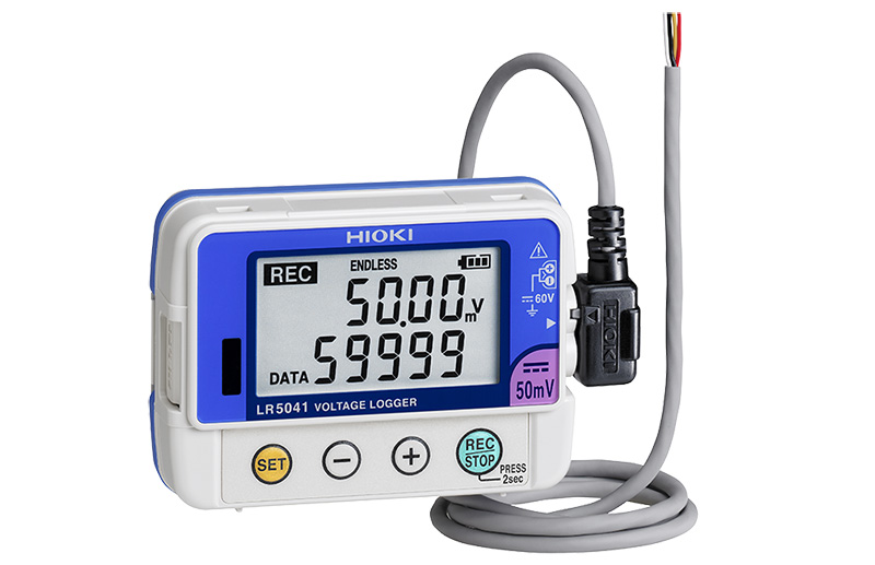 Hioki LR5041 hỗ trợ ghi điện áp -50.00 đến 50.00 mV