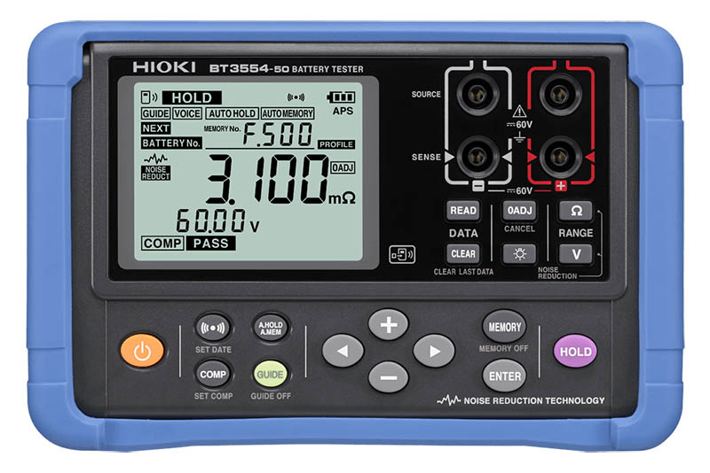 Dòng máy kiểm tra ắc quy BT3554-51 đa dạng tính năng đo, giảm tiếng ồn