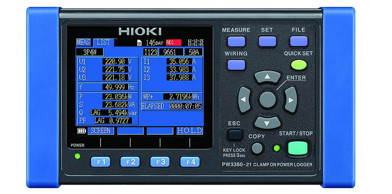 Hioki PW3360-21 thiết kế nhỏ gọn, dễ dùng