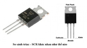 So sánh TRIAC vs SCR về cấu tạo, nguyên lý và ứng dụng